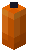 Realistic Orange Candle