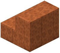 Large Acacia Plank Tiles Stairs