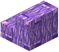 Bordered Diagonal Amethyst Tiles Stairs