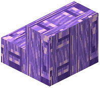 Cut Block of Amethyst Stairs