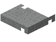 Andesite Brick Pattern Slab