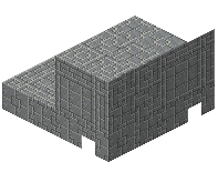 Andesite Brick Pattern Stairs