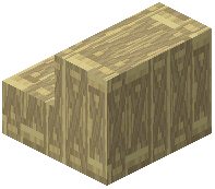 Birch Planks Crate Stairs
