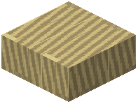 Diagonal Birch Plank Stripes Slab