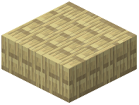 Rotated Birch Plank Bricks Slab
