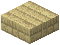 Small Birch Plank Bricks Slab