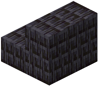 Rotated Blackstone Bricks Stairs