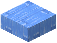Bordered Blue Ice Slab