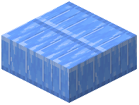 Blue Ice Bricks Slab