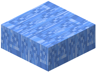 Chiseled Blue Ice Slab