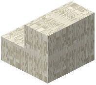 Bordered Decorated Bone Block Stairs