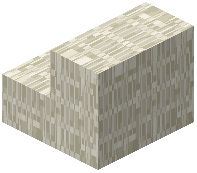 Inverted Bone Block Tiles Stairs