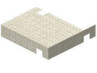Patterned Bone Block Slab