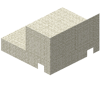 Patterned Bone Block Stairs