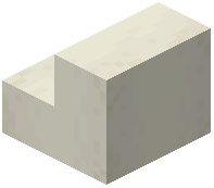 Smooth Bone Block Stairs