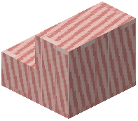 Diagonal Cherry Plank Stripes Stairs