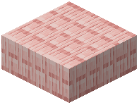 Rotated Cherry Plank Bricks Slab