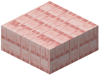 Small Cherry Plank Bricks Slab
