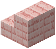 Small Cherry Plank Bricks Stairs