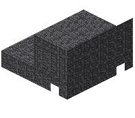 Cobbled Deepslate Brick Pattern Stairs