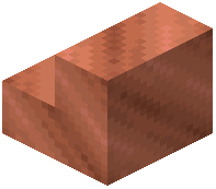 Smooth Block of Copper Stairs