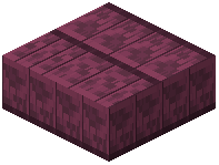Crimson Plank Bricks Slab