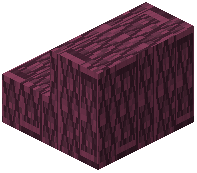 Diagonal Crimson Plank Tiles Stairs