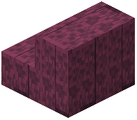Large Crimson Plank Tiles Stairs