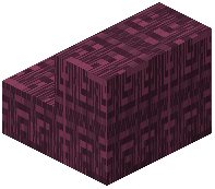Crimson Plank Pattern Stairs