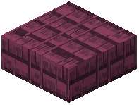 Small Crimson Plank Bricks Slab