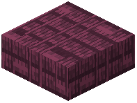 Small Crimson Plank Tiles Slab