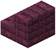 Small Crimson Plank Tiles Stairs