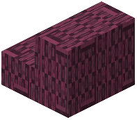 Crimson Plank Squares Stairs