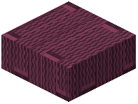 Wavy Crimson Planks Slab