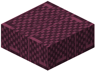 Woven Crimson Planks Slab
