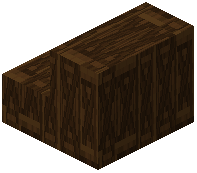 Dark Oak Planks Crate Stairs