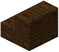 Dotted Dark Oak Planks Stairs