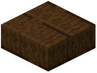 Dark Oak Plank Tiles Slab