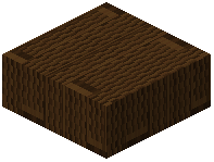 Wavy Dark Oak Planks Slab
