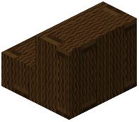 Wavy Dark Oak Planks Stairs