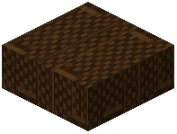 Woven Dark Oak Planks Slab