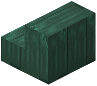 Large Dark Prismarine Tiles Stairs