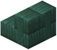 Dark Prismarine Tiles Stairs