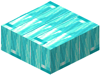Bordered Shiny Block of Diamond Slab