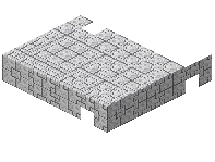 Diorite Brick Pattern Slab