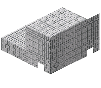 Diorite Brick Pattern Stairs