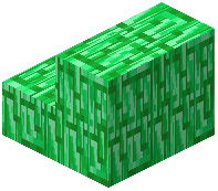 Bordered Emerald Plating Block Stairs