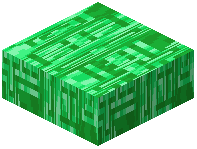 Chiseled Block of Emerald Slab