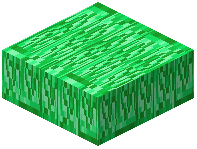 Emerald Clovers Block Slab