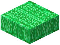 Patterned Emerald Squares Block Slab